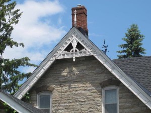 Note the fine detail in the stone and gable end 2013 courtesy Fred Darby 